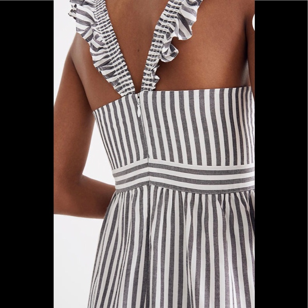 Madewell StripeRuffleStrap Dress (Sz8,10,12) - Picture 4 of 5